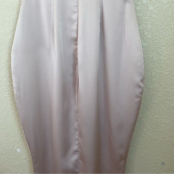 HOUSE OF CB 'Olivette' Crystal Satin Corset Maxi Dress/Size M NWOT - Picture 13 of 16